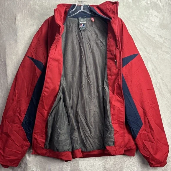 Majestic St Louis Cardinals Jacket, Red MLB Full Zip Sportswear, Size XL
